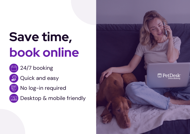 Carousel Slide 1: Save time and book online with our online tool!